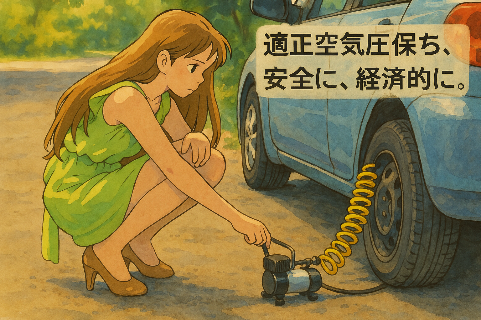 適正空気圧を保ち、安全に、経済的に。