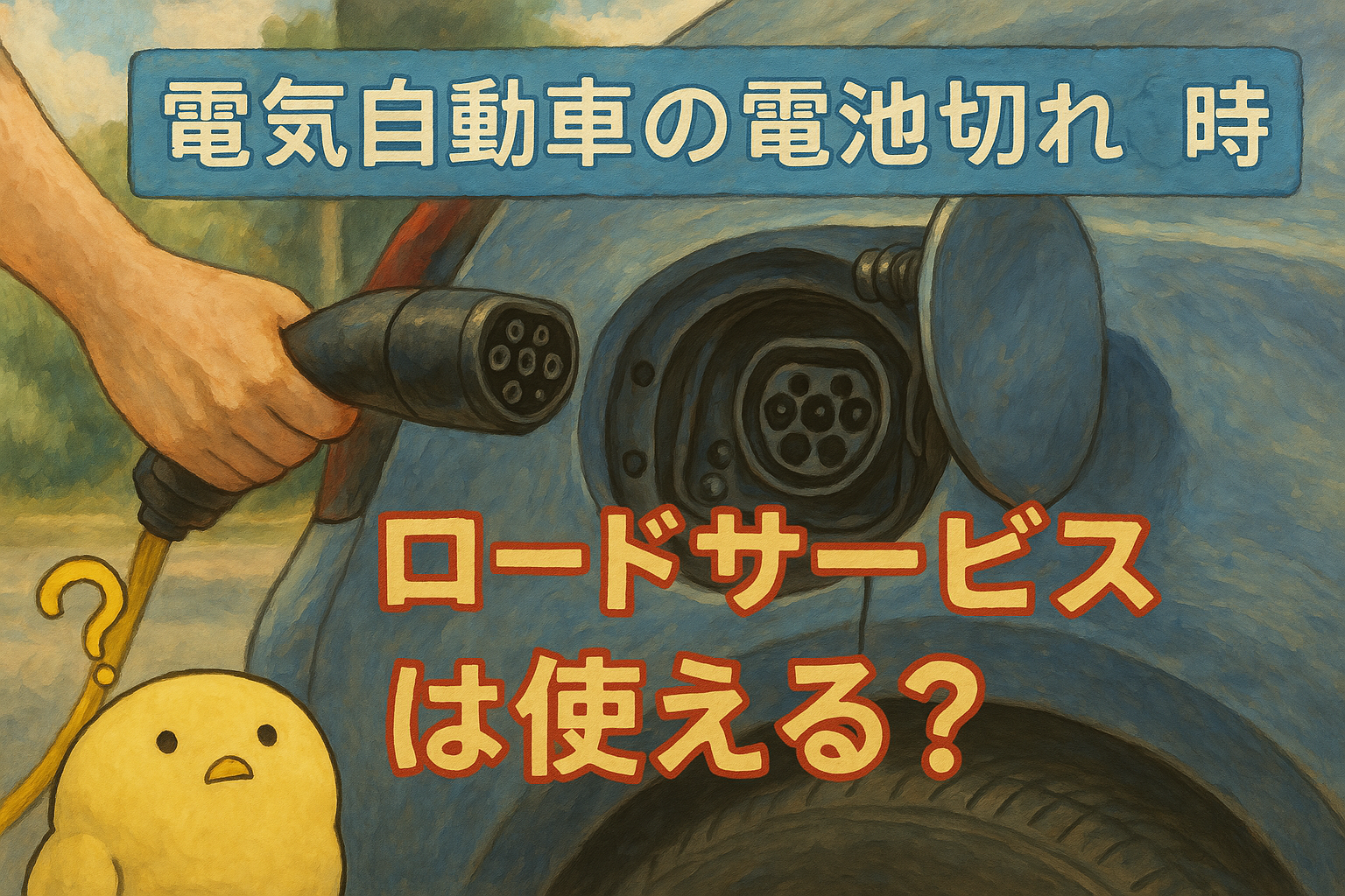 電気自動車の電池切れ時　ロードサービスは使えるのか？